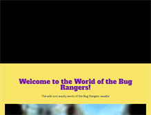 Tablet Screenshot of bugrangers.com